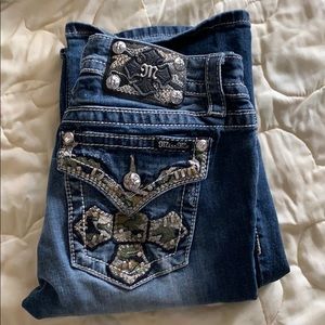 Miss Me Jeans Southern Camo Cross